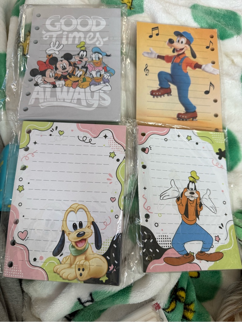 Disney Mickey & Friends Lined small notebook paper refills